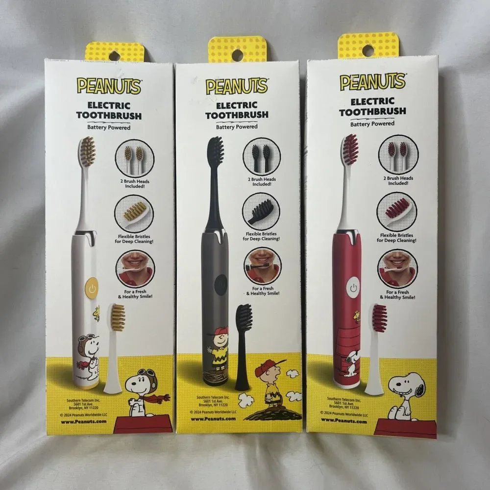 Peanuts Electric Toothbrushes‎ Snoopy Charlie Brown 2024
